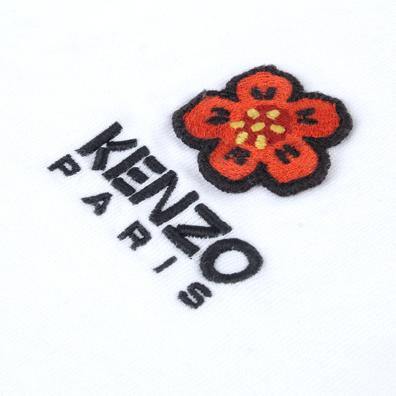 Kenzo BOKE FLOWER Crest Men's T-Shirt White FC65TS4124SG-01