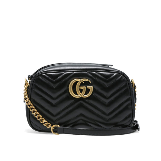 Gucci GG Marmont小型絎縫肩揹袋 447632 DTD1T 1000